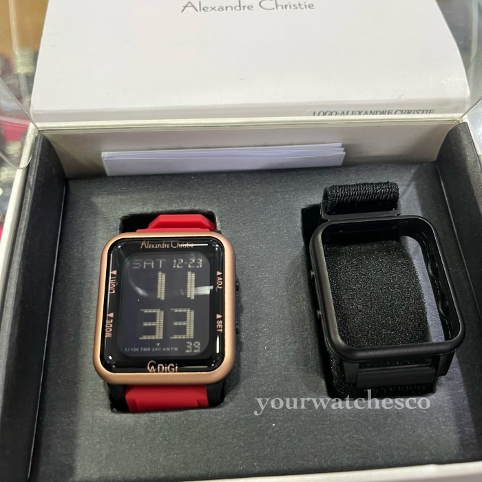 Jam Tangan Alexandre Christie Ac9344 Ac 9344 Digital Asli