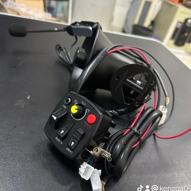 Toa sirine patwal khusus motor komplit