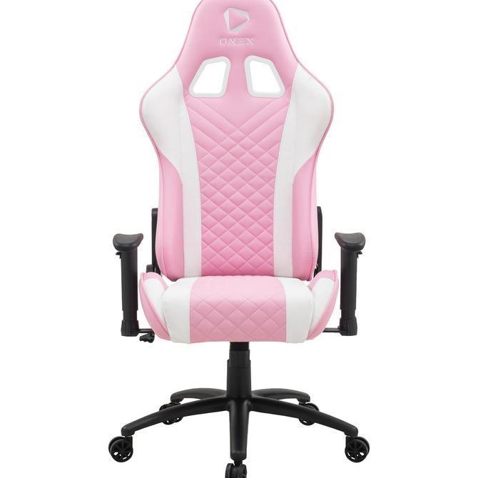 ONEX GX3 Premium Quality Gaming Chair Kursi - Pink White