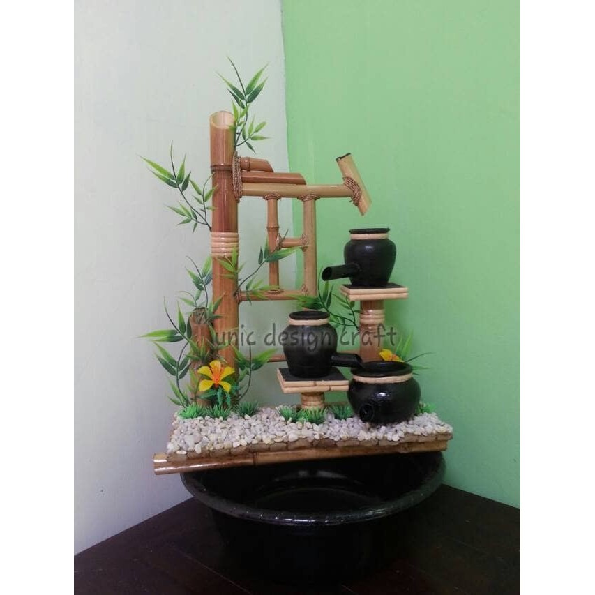 STOK TERBATAS Hiasan meja air mancur bambu Kode 366