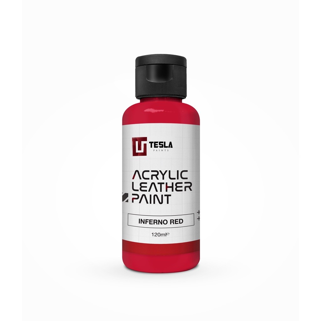 

ACRYLIC LEATHER PAINT - 120ML - INFERNO RED