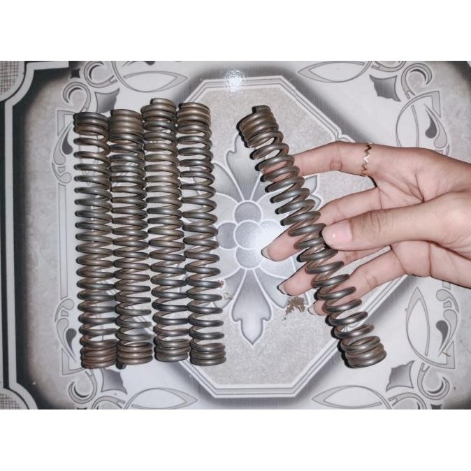 

PER SPRING TEKAN BAJA TEBAL 3MM ( ID 13MM & OD 20MM ) PANJANG 15 CM SIAP KIRIM
