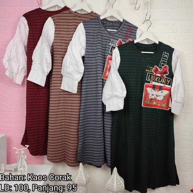 

Sale! Atasan tunik corak motif LUXURY BUTTERFLY