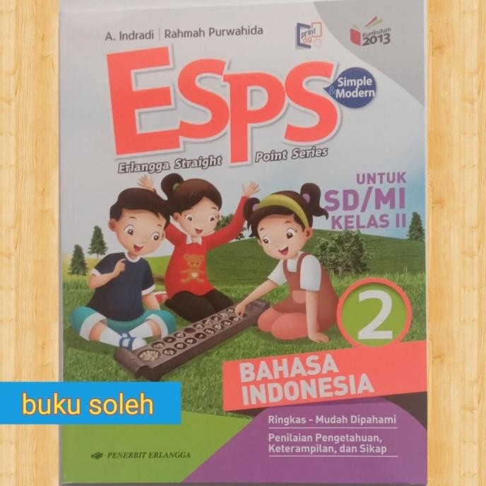 

buku paket Esps bahasa Indonesia SD kelas 2 kurikulum 2013 revisi