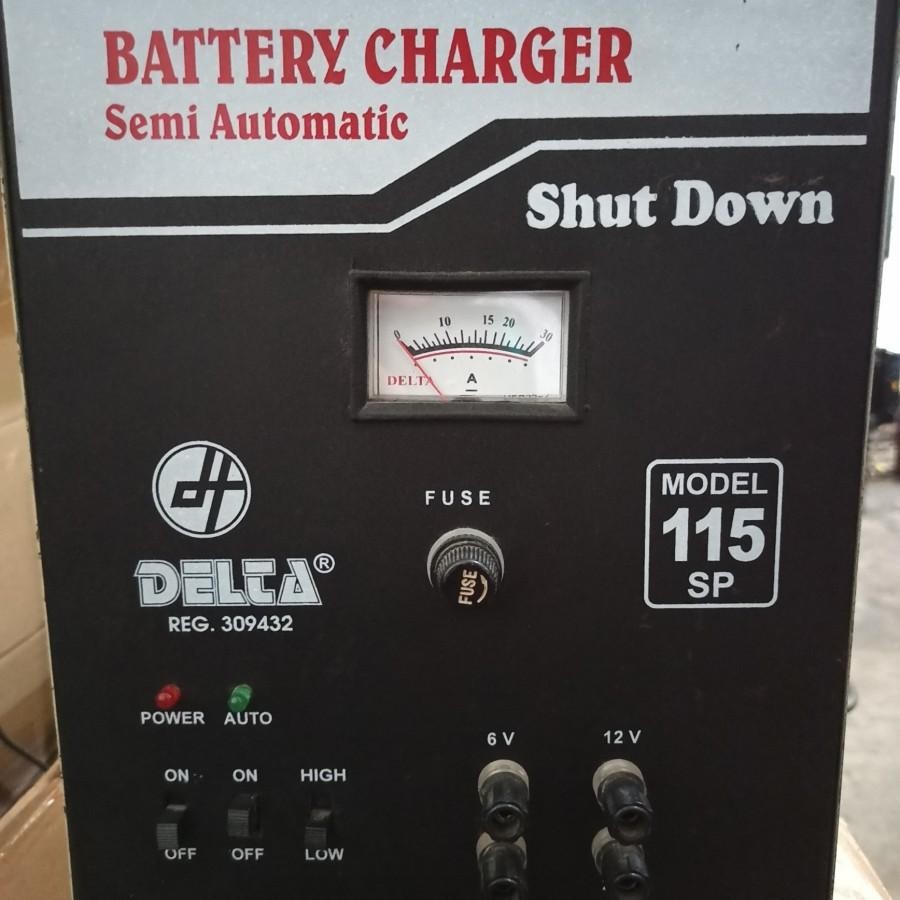 Delta Charger Aki Mobil Dt-115 Sp / Baterai Charger Aki Otomatis