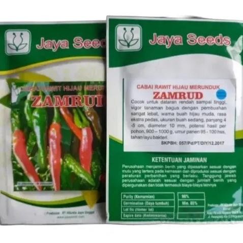 Benih Bibit Cabe Rawit Hijau Bangkok Js Zamrud 88 10 Gr Produk
