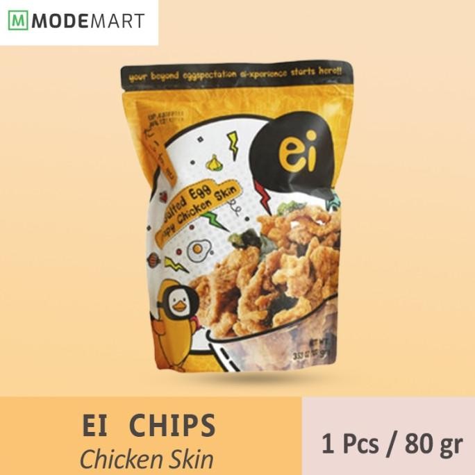 

READY STOCK EI SALTED EGG CHICKEN SKIN 80 - GR !!!!!