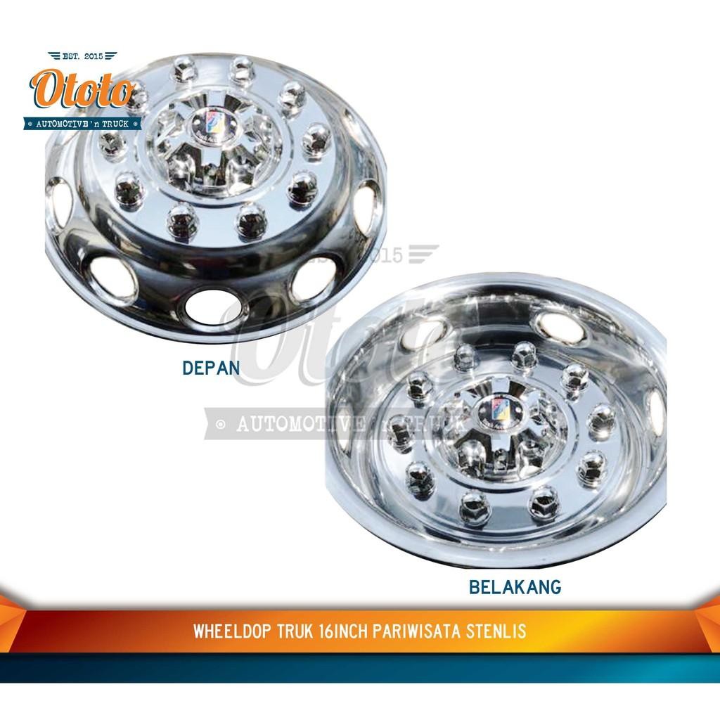 Wheeldop Truk 16 Inch Pariwisata Stenlis - Wheel Dop Roda Truck