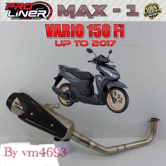 Knalpot Vario150Esp Proliner
