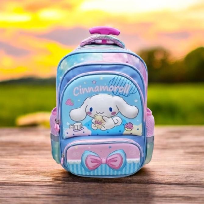 BIG SALE TAS TROLI SEKOLAH SD KUROMI RANSEL ANAK MELODY SANRIO MOMOROLL HELLO 