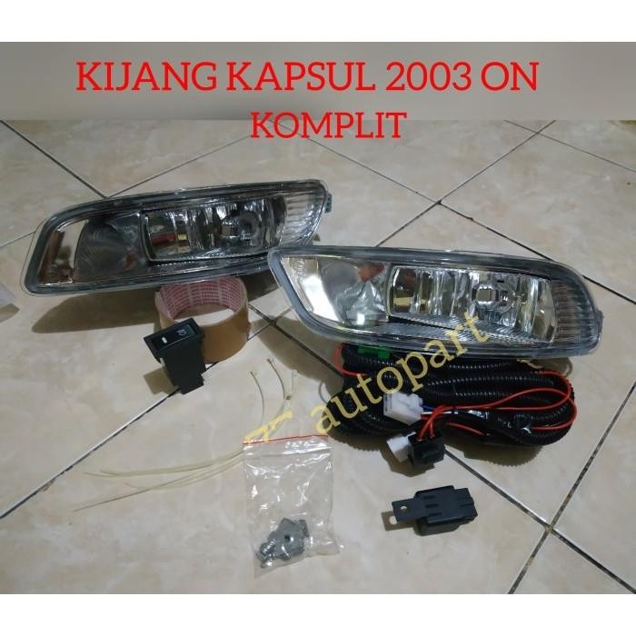 Lampu Kabut Fog Lamp Foglamp Kijang Kapsul Krista Efi Lgx Ssx 2002 2003 2004 Lsx Lx Pick Up Bumper B