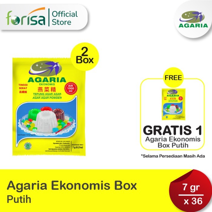 

[BUY2GET1] Agaria Ekonomis Putih Box 12 Pcs