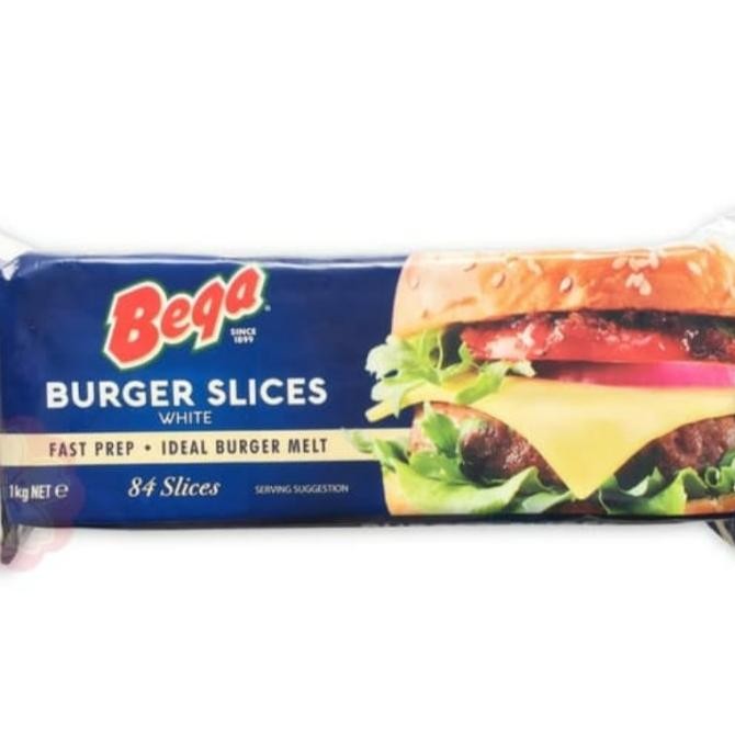 

bega white burger slices 1kg - frozen
