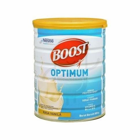 

BOOST OPTIMUM NESTLE RASA VANILA 800 GRAM KALENG