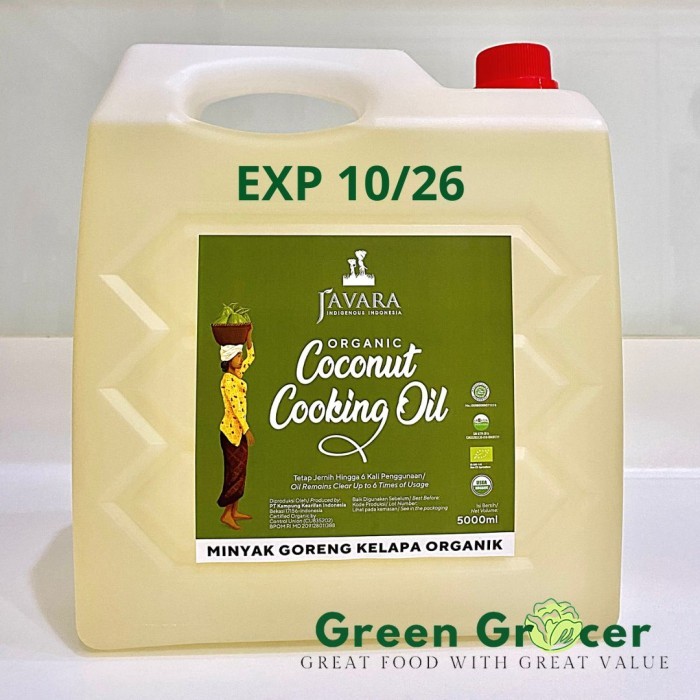 

Coconut cooking oil JAVARA 5L / Minyak kelapa JAVARA non-aroma 5L