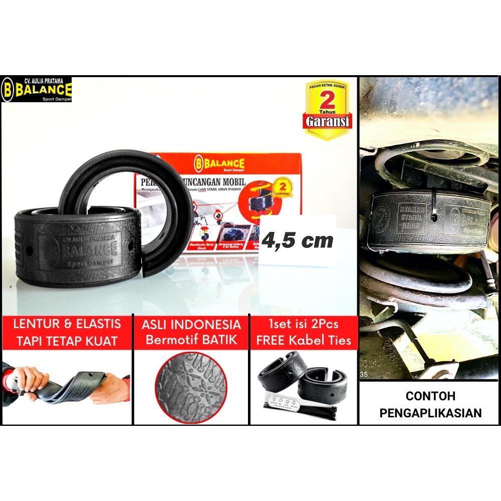 [Bisa Cod] Peredam Guncangan  Shock Mobil Balance Sport Damper Ukuran 4,5Cm. Kualitas Premium (Garan