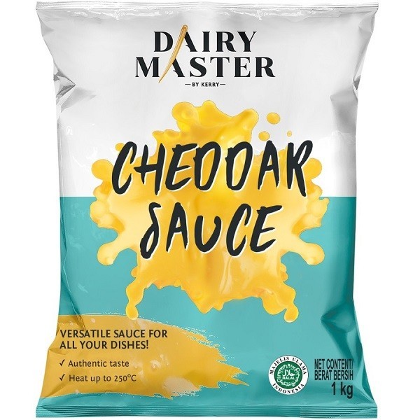 

Saus saos keju cheddar chedar cheese sauce Dairy Master asli halal 1kg 1 kg