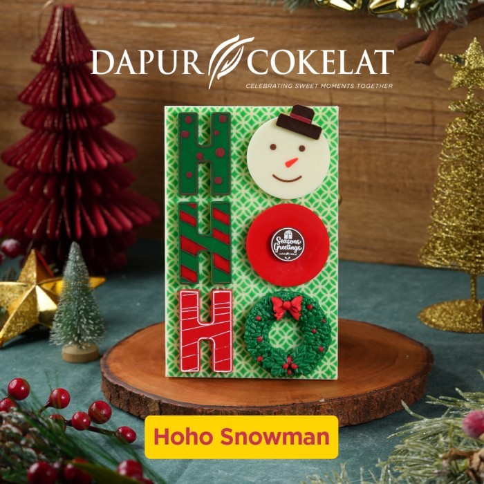 

DAPUR COKELAT - Hoho Snowman Cokelat Collection Natal