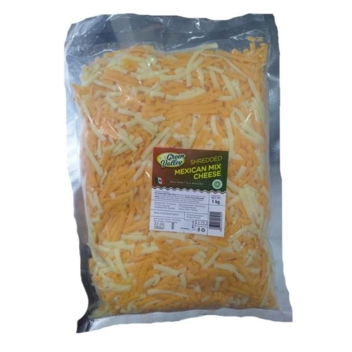 

Red Cheddar Mix Cheddar Green Valley Mexican - 1 Kg