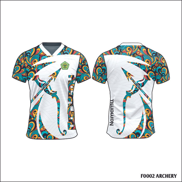 Jersey Archery Abstract White Pattren