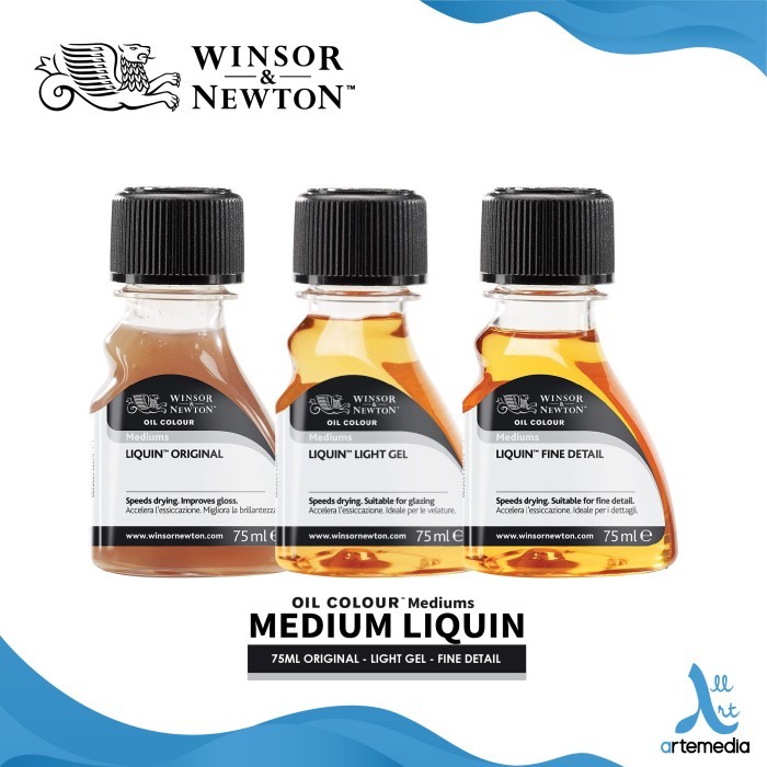 

Medium Cat Minyak Winsor & Newton 75ml Liquin Medium Oil Painting