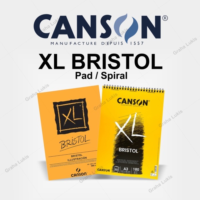 

Canson XL Bristol Pad / Spiral - A4