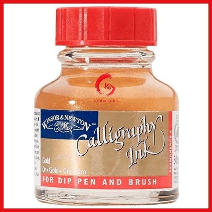 

Winsor & Newton Calligraphy Ink Gold 30ml