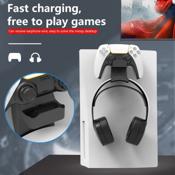 SS20711 - IPLAY PS5 CHARGING HOOK - HANGER DOCK STATION CHARGER STICK