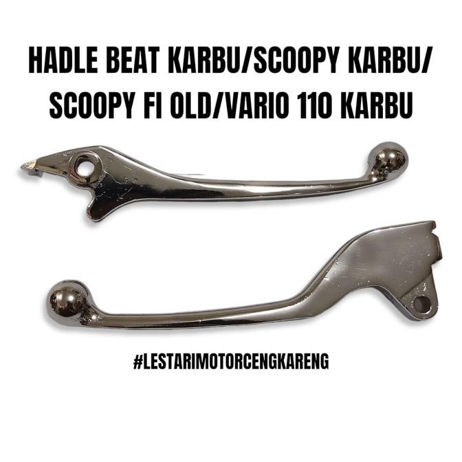 HANDLE REM SET CHROME BEAT KARBU SCOOPY KARBU SPACY KARBU Berkualitas