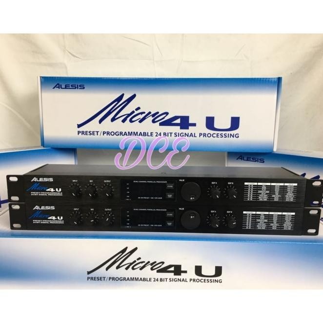 Zl Efek Vokal Alesis Micro4 U Alesis Micro 4 Effect Vocal Made In Usa