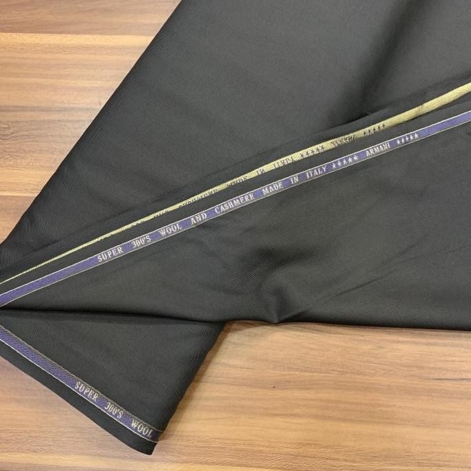 Ready Bahan celana pria/kain celana pria/kain celana meteran hitam per 0,5m