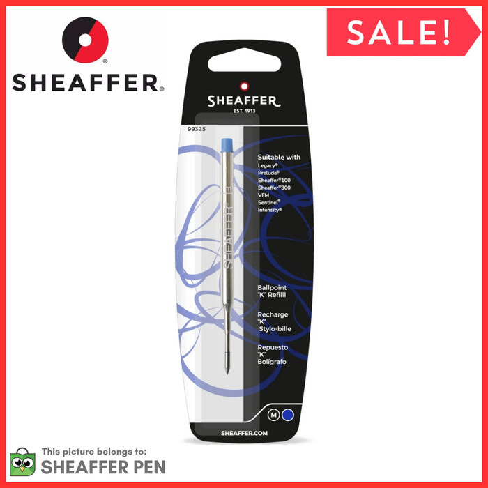 

Sheaffer Ballpoint Refill "K" Style - Black Medium - Blister Card
