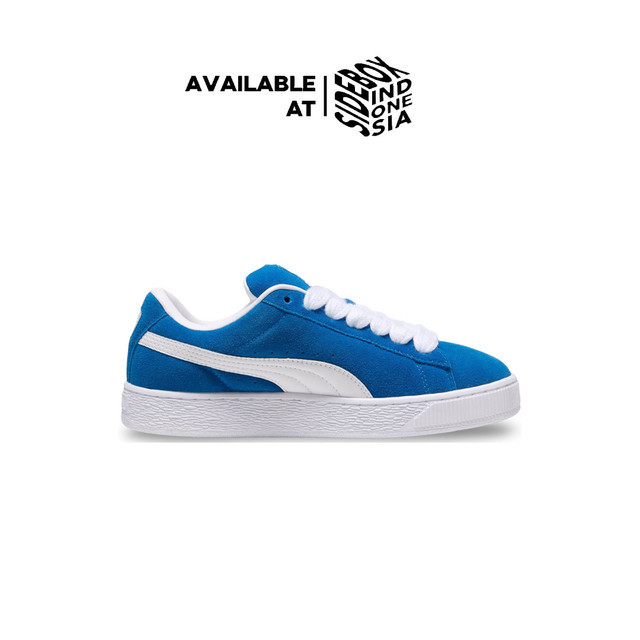 Sepatu Sneakers Puma Suede Xl Royal Blue White - SIDEBOX