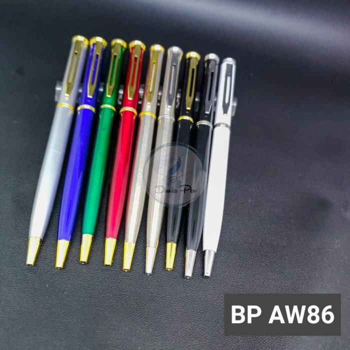 

Pulpen Promosi Bp Aw86, Pen Metal Bisa Laser Logo Nama Model Paku