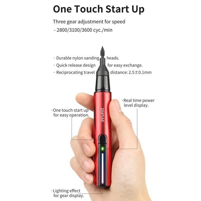 

Dspiae Es-A Illusive Shadows Reciprocating Sander Electric Sanding Pen