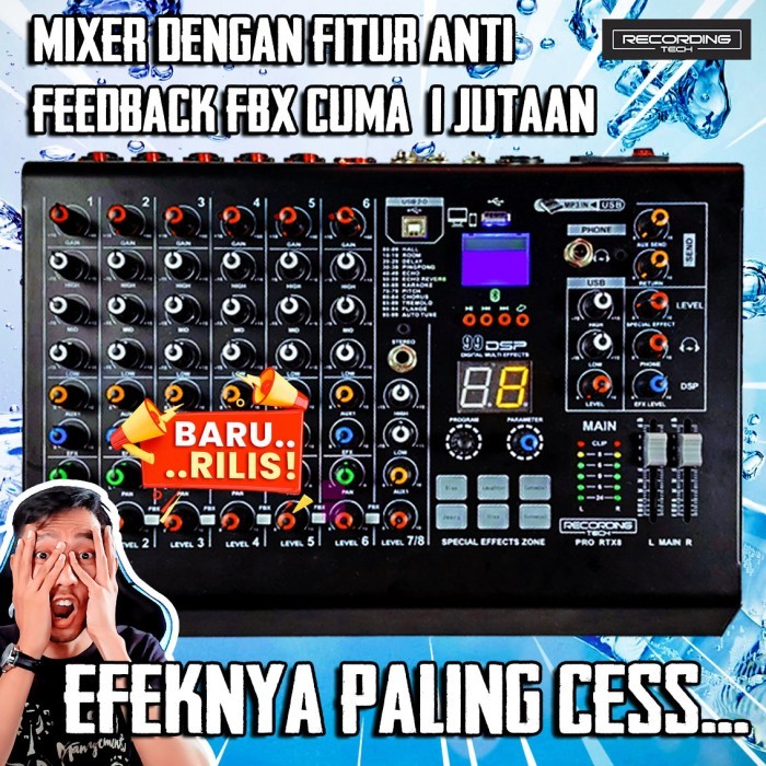 Mixer Audio Professional Pro-Rtx8 - Recording Tech Pro Rtx 8 8-Channel