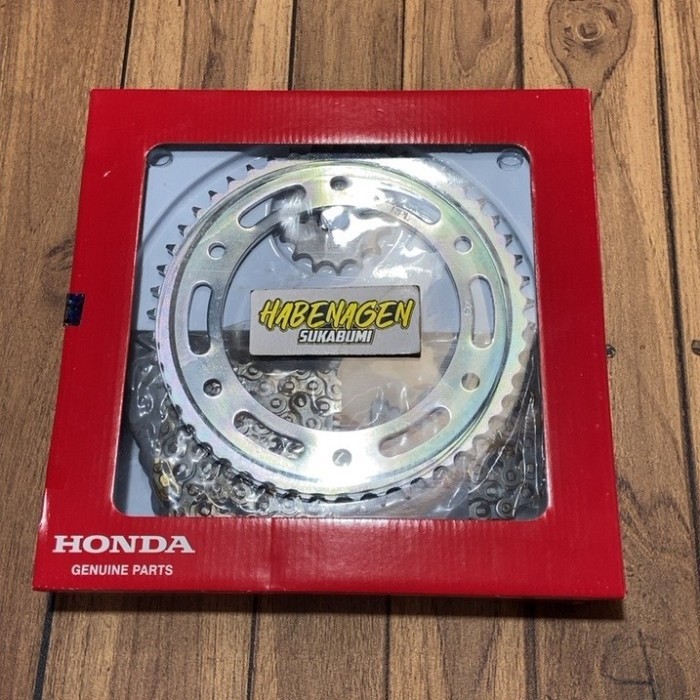 Gir Gear Rante Rantai Roda Set Honda Crf 150 Crf150 L Ori Original Ahm
