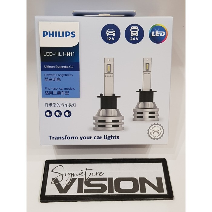 Philips Ultinon Essential G2 Led H1 Lampu Utama Mobil High Low Foglamp