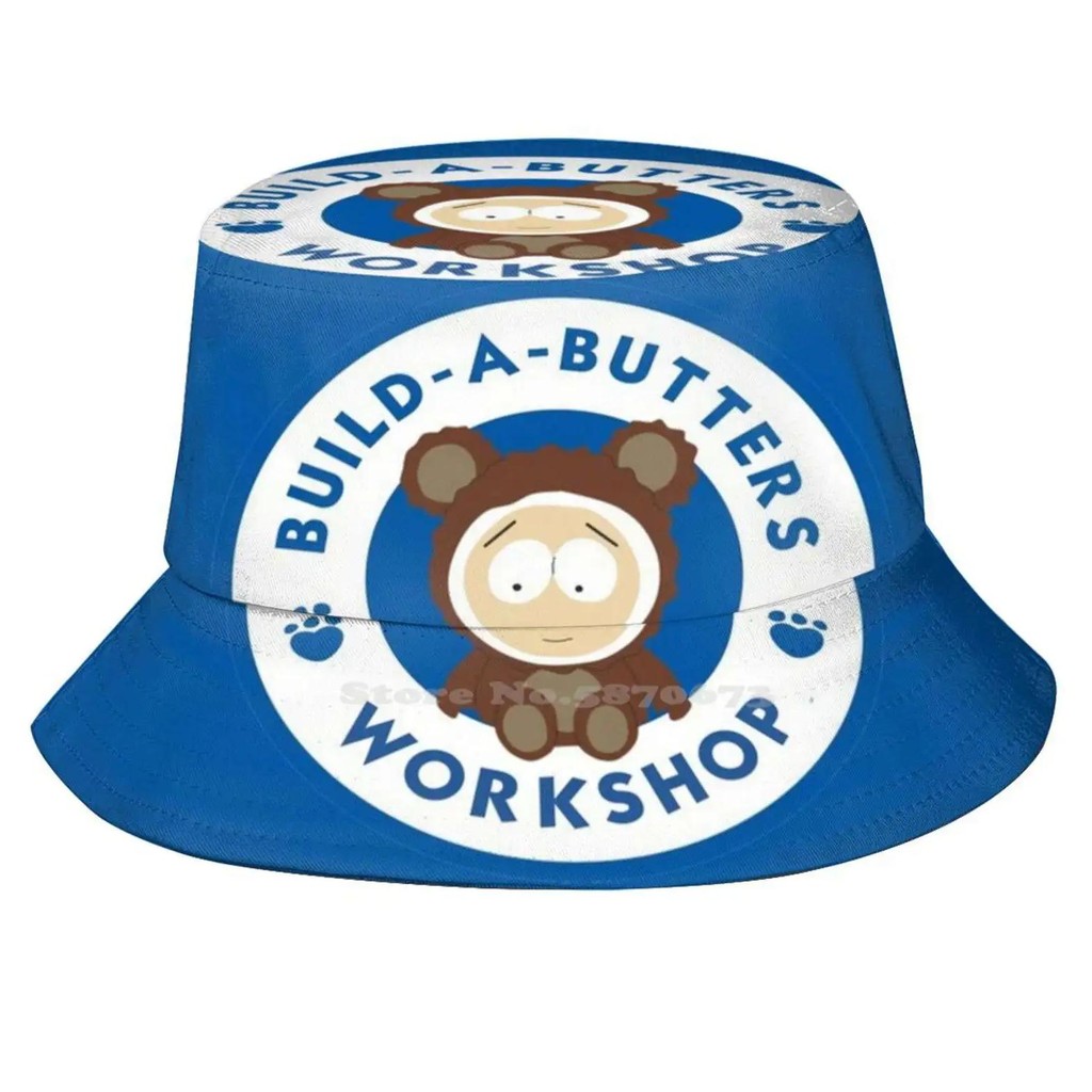 READY STOCK BALI Build - A - Butters Sun Hat Topi Fisherman Cap Bucket Hats South Park Butters Build