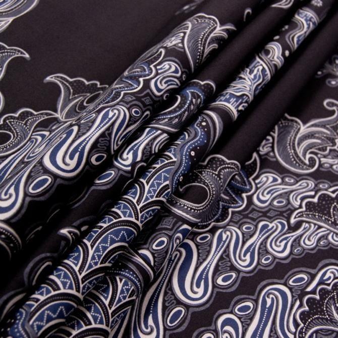 Ready Enzy Batik Kain Batik Ganesha - Black