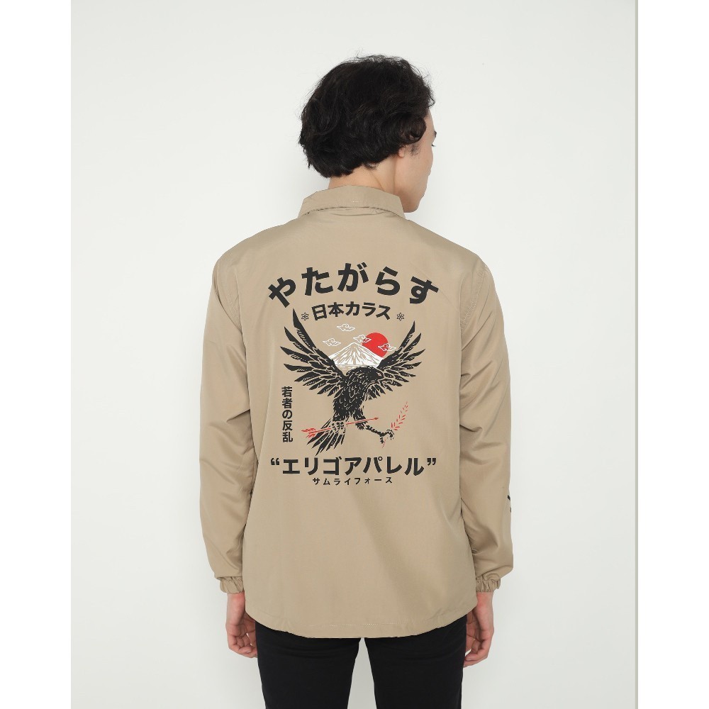 Erigo Coach Jacket Mamoru Khaki Unisex