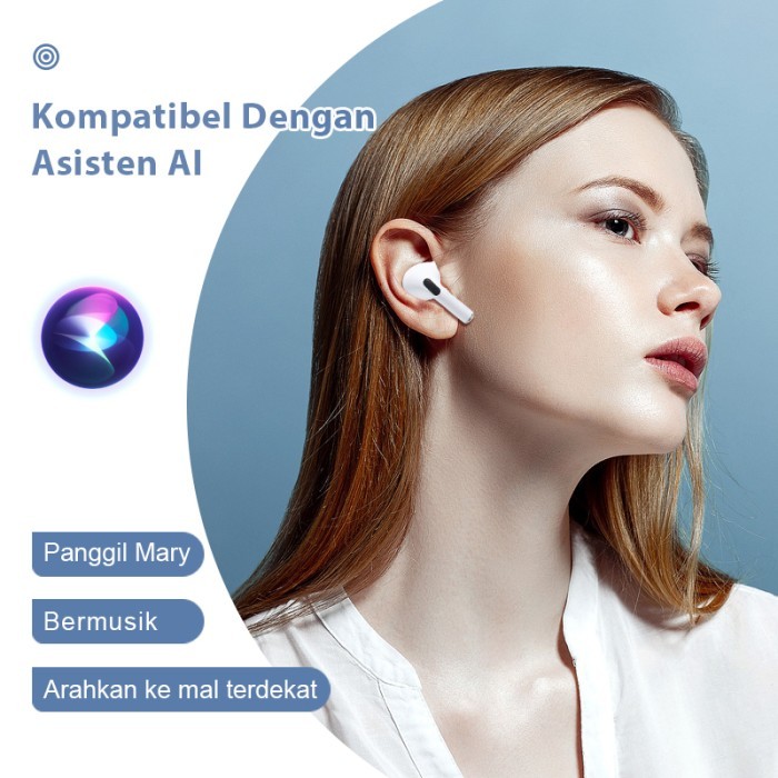 Grotic Tws Earphone Headset Bluetooth Wireless In-Ear Sports Earbuds