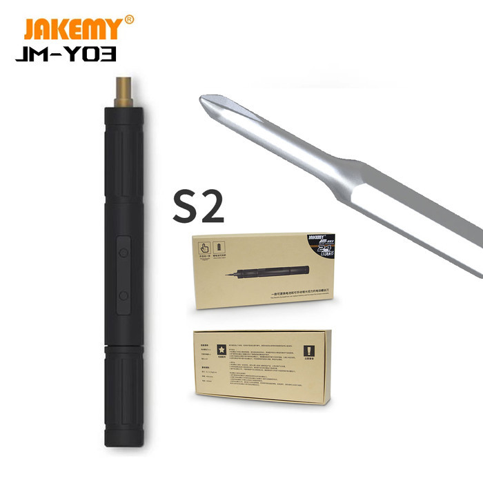 Jakemy JM-Y03 Mesin Obeng Set Electric Cordless For Handphone Torx
