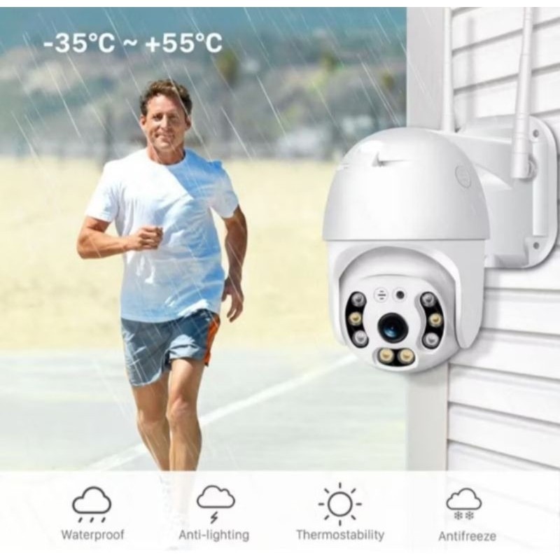 IP CAM V380 OUTDOOR 5MP / SMART WIFI V380 PANTAU JARAK JAUH