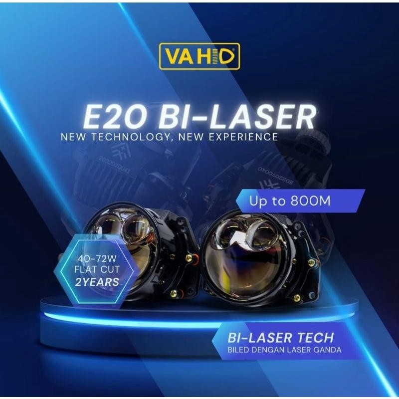 Biled E20 Vahid Surrpas Lasser Led Proyektor 3 Inch Purple Lens Dual Core Cut Off Flat