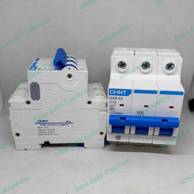 Best Seller Mcb Chint Nxb-63 C10 C16 3Pole 10A 16A 6Ka