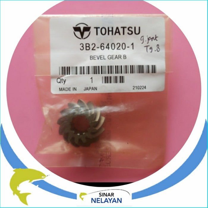 Gigi Jantung Pinion Mesin Tempel Tohatsu 9.8Pk. Asli Tohatsu Murah