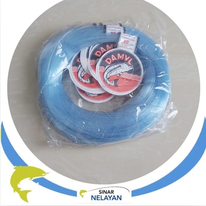 Tali Pancing Senar Damyl Biru No 80 Murah