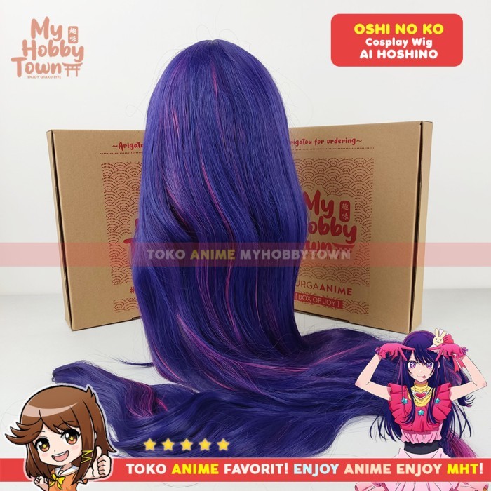GRATIS ONGKIR Wig Cosplay Anime Oshi no Ko : Ai Hoshino Rambut Palsu