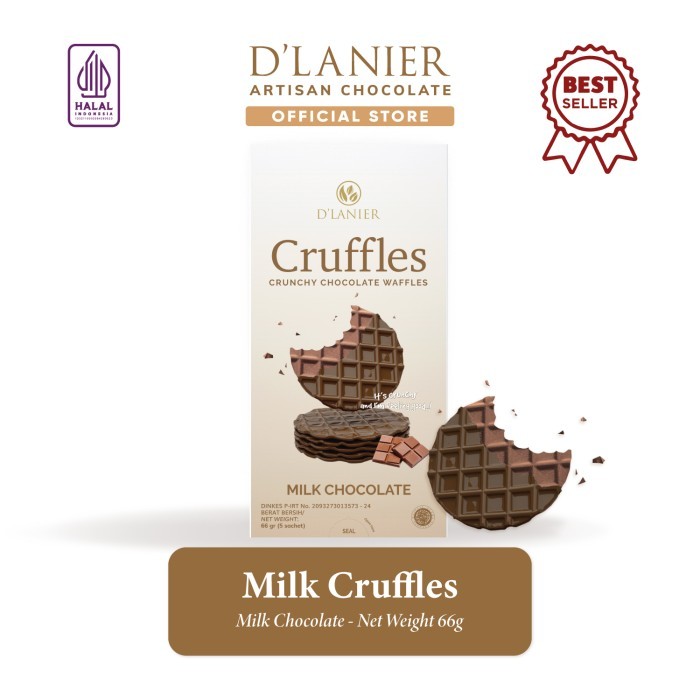 

D'Lanier Milk Chocolate Cruffles TERBATAS